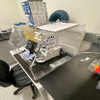 Mettler Toledo XPR Analytical Balance System with Dust Hood and Printer image 0